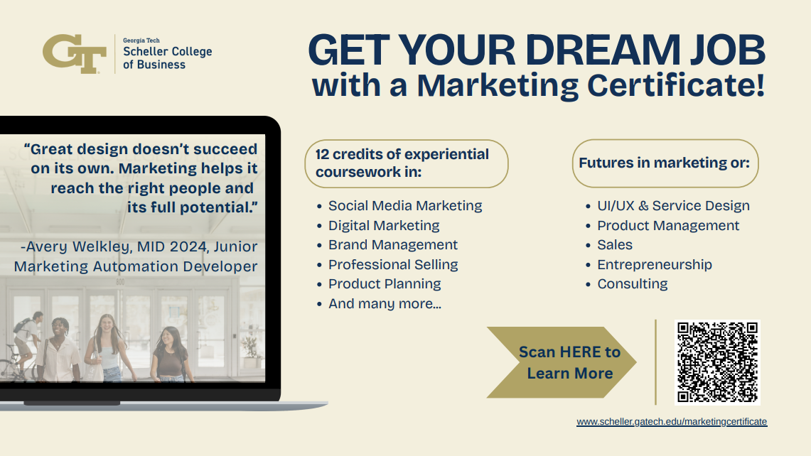 Marketing certificate slide